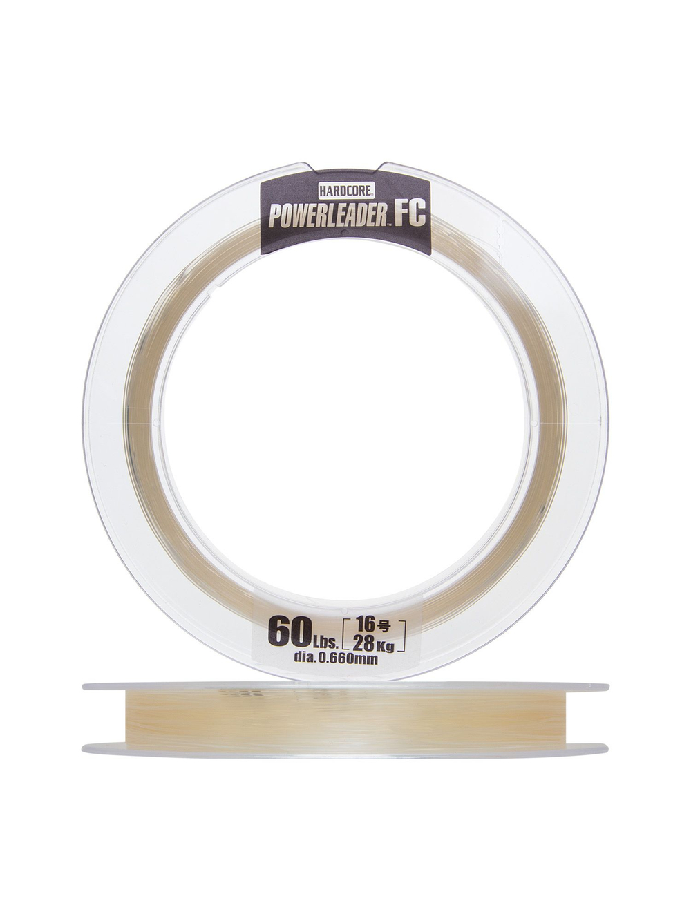 Флюорокарбоновая поводочная леска для рыбалки Duel Hardcore Powerleader FC Fluorocarbon 100%, 0,205 мм, 30 м, 3 кг, прозрачный