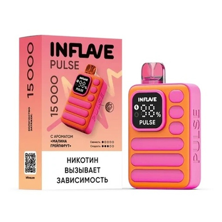 Inflave Pulse Малина грейпфрут 15000 затяжек 20мг (2%)
