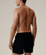 Мужские трусы боксеры Atlantic, набор из 2 шт., хлопок, черные, 2MBX-081