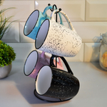 Набор кружек 4шт 350мл на подставке, 202447