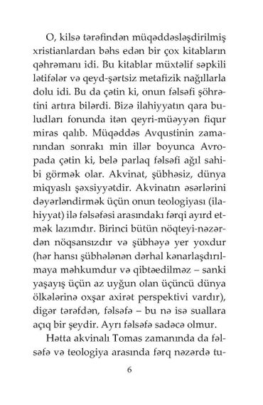 Akvinalı Tomasla 90 dəqiqə