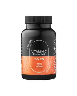 UNATUNA Vitamin C (Аскорбат натрия) 900 с цитрусовыми биофлавоноидами», 60 капсул