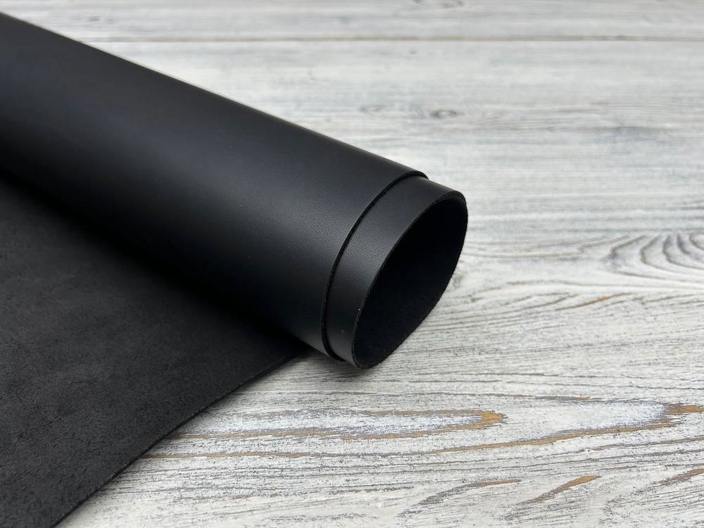 Boolwing Matt Nero (1,8-2,0мм), цв. Черный, натуральная кожа