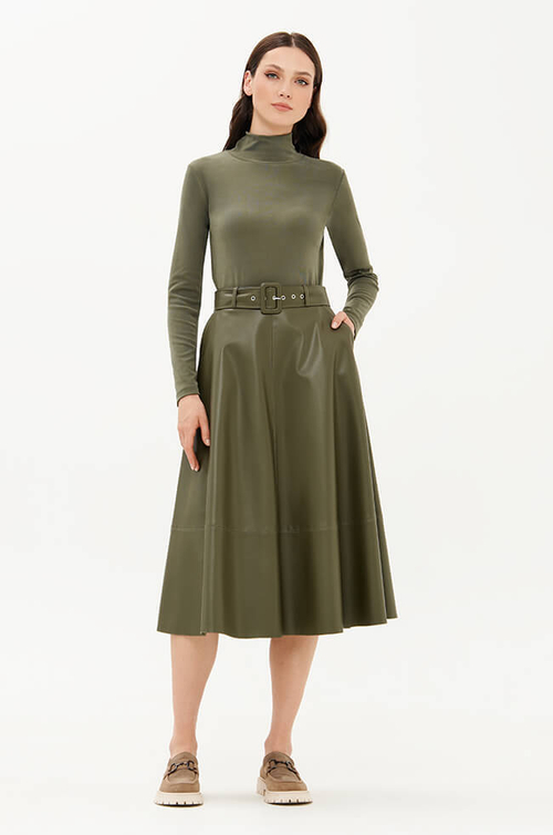 4898 Юбка женская (хаки)