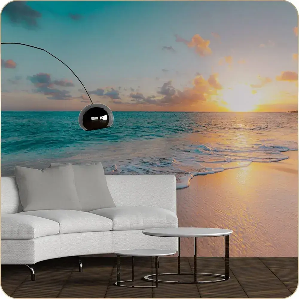 Фотообои 3D Море в спальню, в гостиную, на кухню 300х270