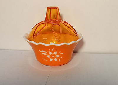 Емкость для варенья Премьера (бело-оранж,красн.) 0,2л