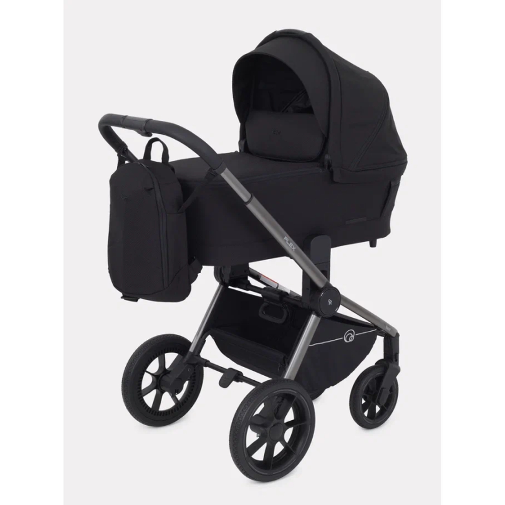 Коляска детская RANT "FLEX PRO" (3в1) RA075 Black (2023)