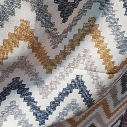 Блэкаут оптом "Зигзаг". Синий. BL-SH208Z