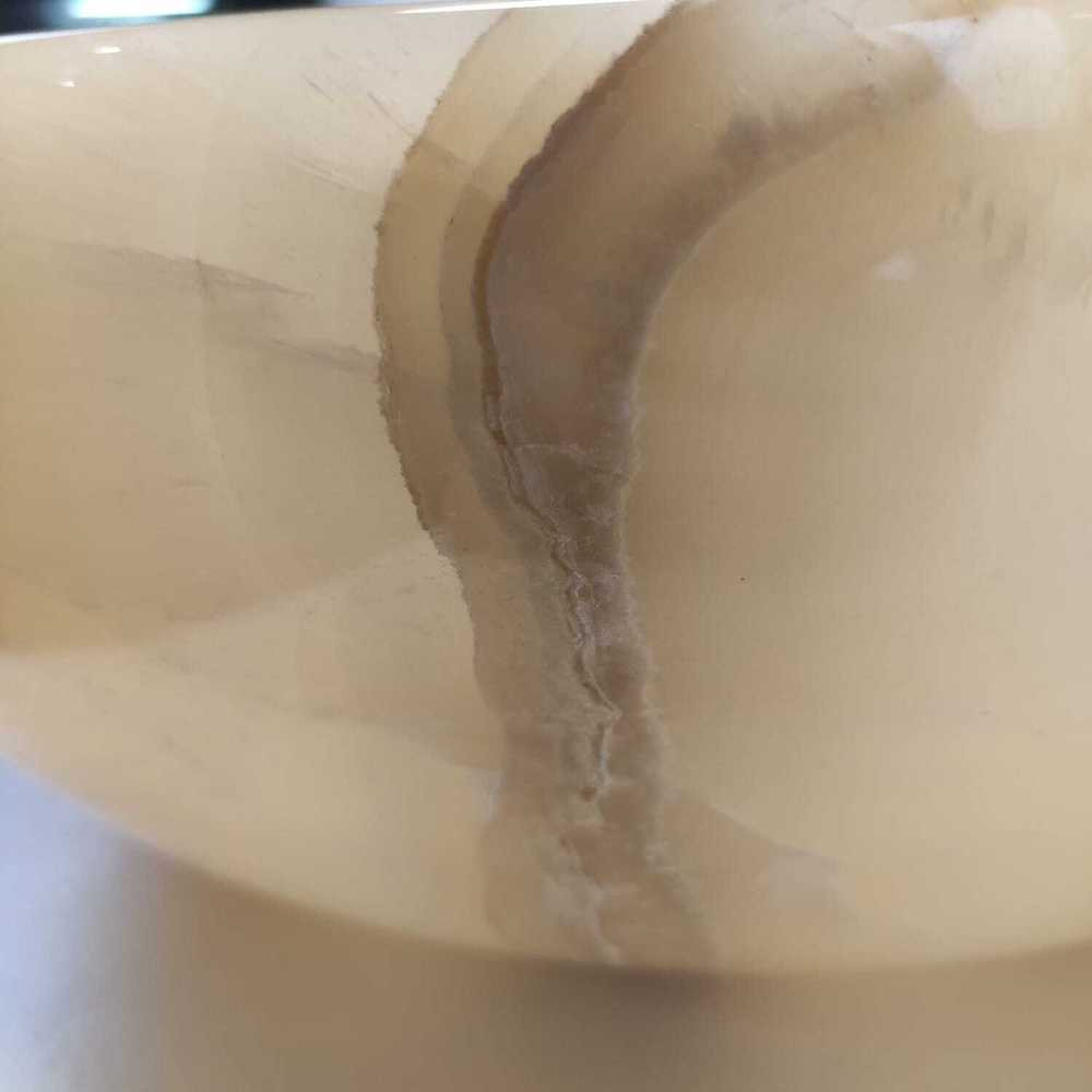 Раковина из оникса Bowl Yellow TinLip BO-61092 40*40*15