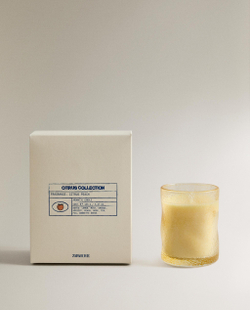 Zara Home Свеча ароматическая CITRUS PEACH 155 г, растительный воск, аромат цитрусово-фруктовый