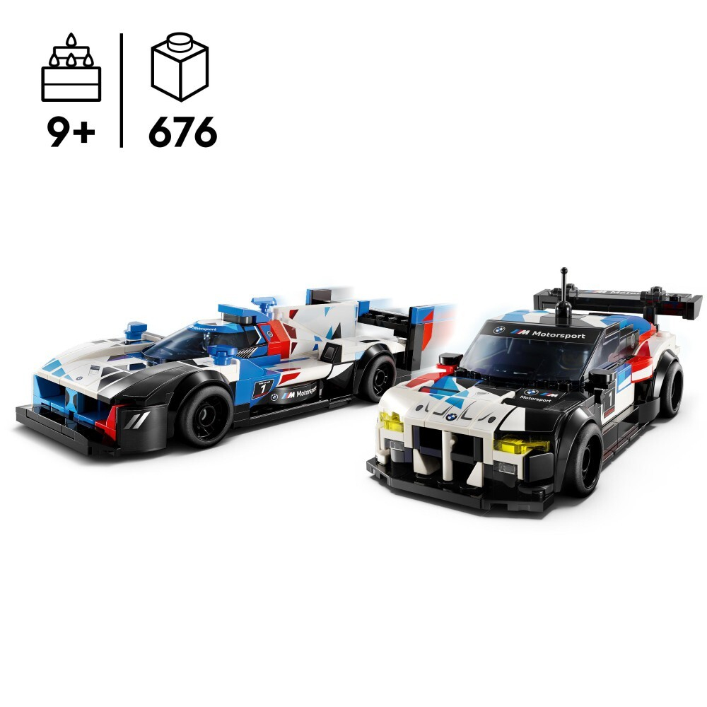 LEGO Speed Champions — Гоночные автомобили BMW M4 GT3 и BMW M Hybrid V8 76922 / артикул   76922  / GTIN 5702017583754