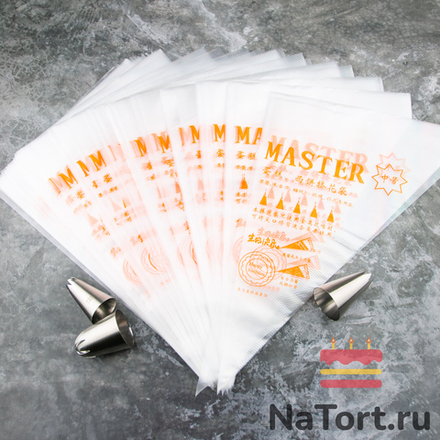 Мешки кондитерские одноразовые M (100 шт)