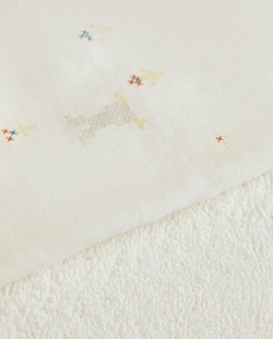 Zara Home Полотенце для лица и рук из хлопка, экрю, 90x50 см · 5673/013