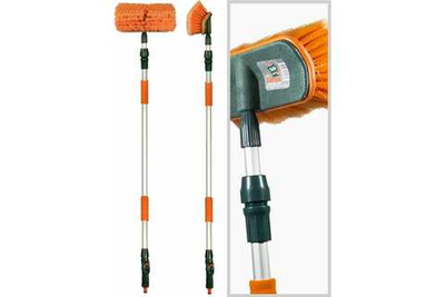 39782 Щетка для мытья "Li-Sa" телеск., проточная ручка 160-250см, с регуляторо подачи воды LS011
