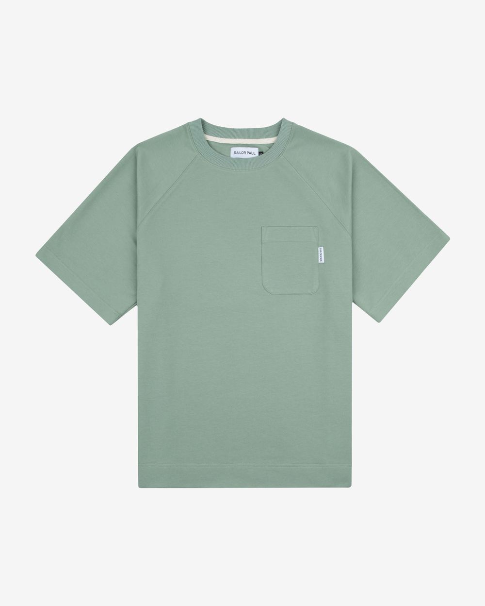 Футболка Sailor Paul Raglan Terry Эвкалипт