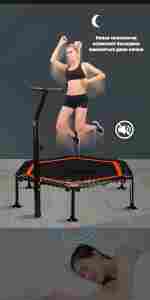 Каркасный батут с Т-образной ручкой, диаметр 4 фт