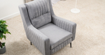 Изабель кресло для отдыха Арт. ТК 735 Романс грей Серый