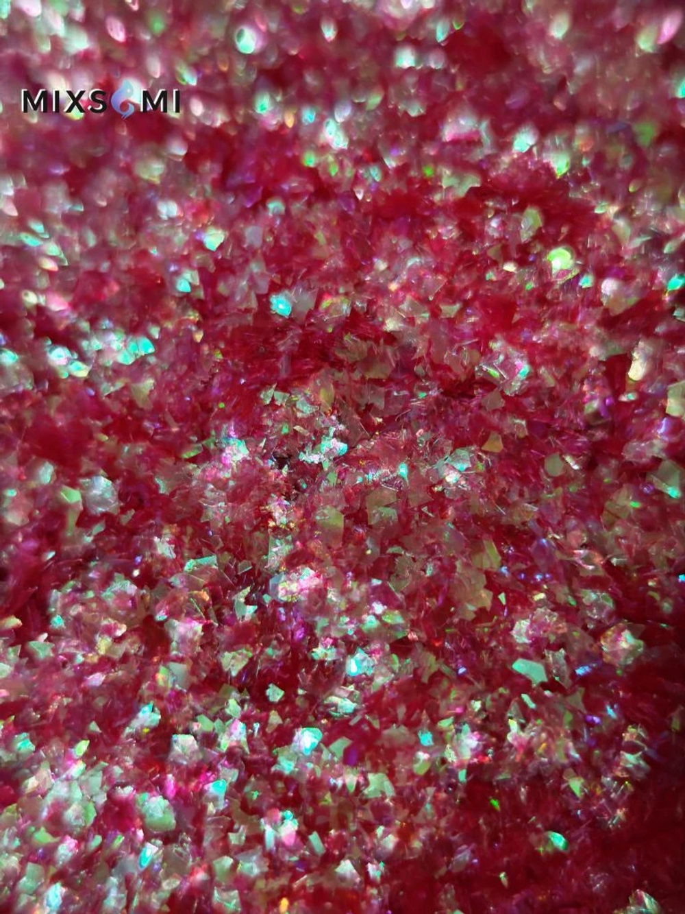 Хлопья - слюда 88705 Малиновый изумруд - для литья изделий и творчества