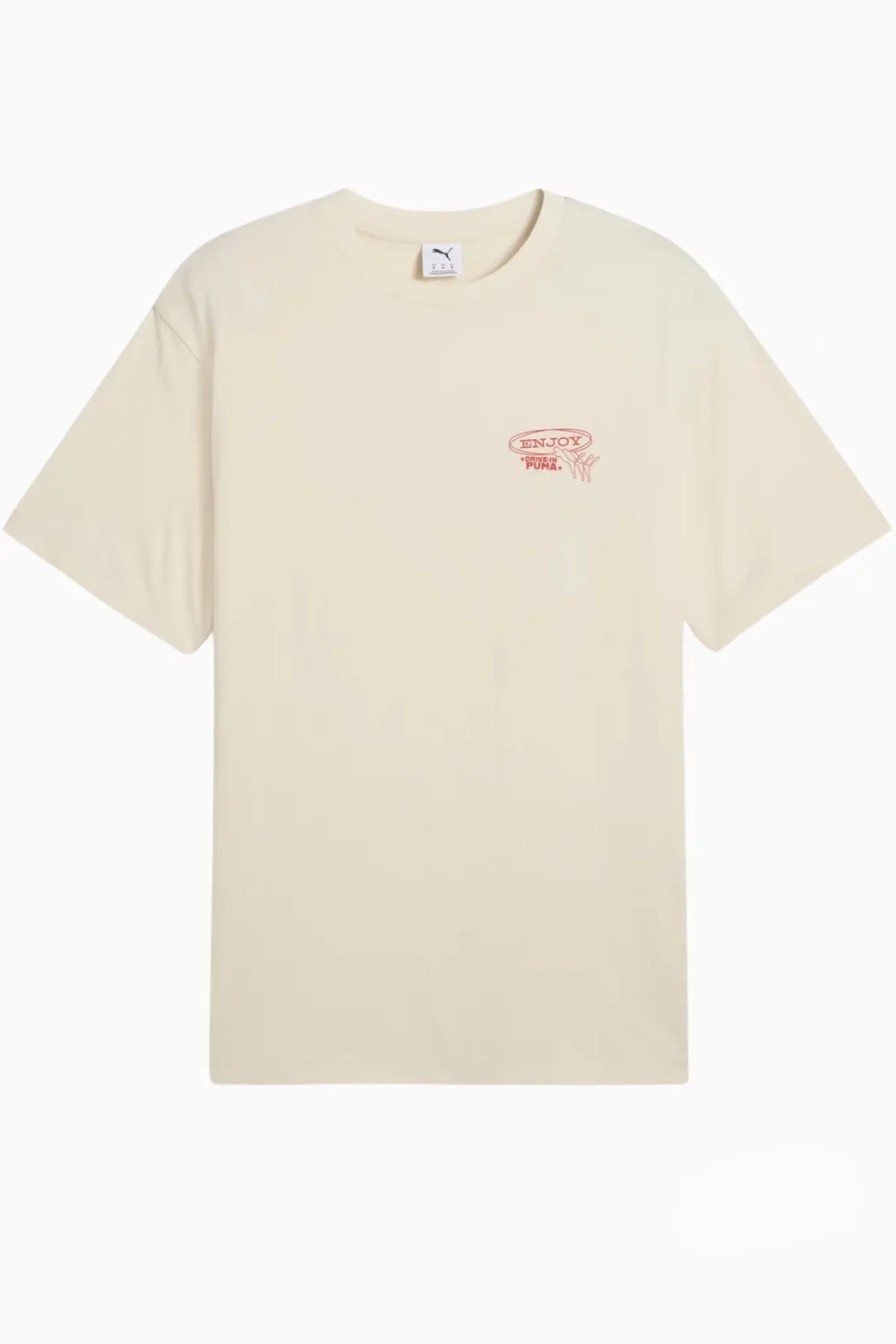 Футболка Puma Graphics Drive-In Tee - бежевый