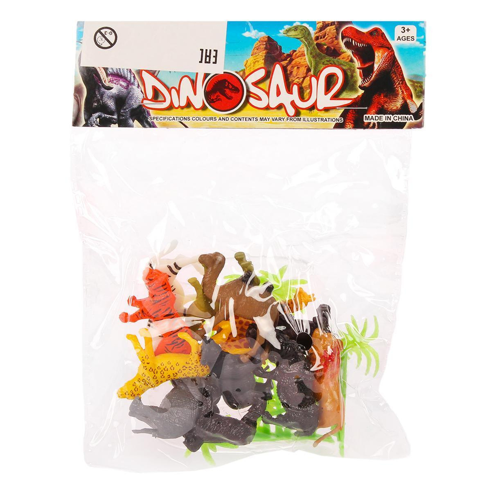 Набор диких животных 12шт, пакет 825-2