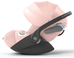 Коляска 3 в 1 Cybex Priam IV Chrome Brown complete и автокресло Cloud T i-Size Peach Pink Plus Leaf Green
