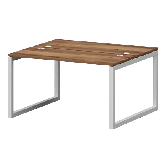 Бенч двойной на металлокаркасе СМС2-О-10К.120.Пр50  1000x1236x750 Смарт