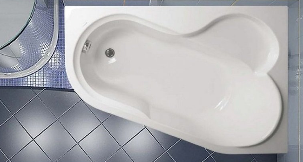 Акриловая ванна VAGNERPLAST SELENA 147x100 Right