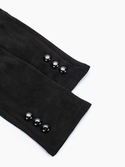 Перчатки из искусственного велюра