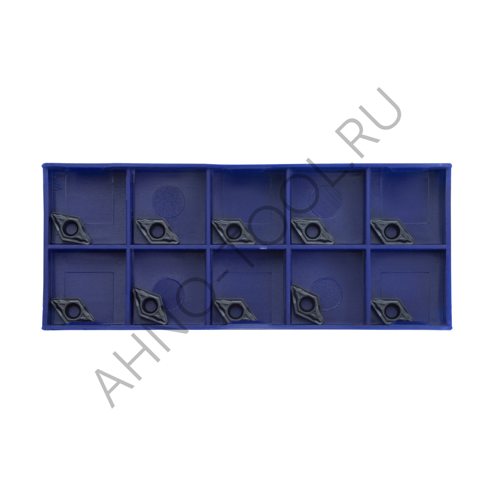 Пластина твердосплавная ISO DCMT070208-PSA ACP20B AHNO по стали, получистовая