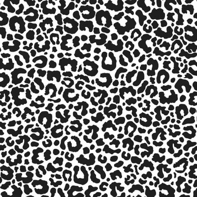 Черно-белый леопардовый принт