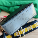 Черная сумка Marc Jacobs THE LOGO STRAP SNAPSHOT NEW BLACK MULTI