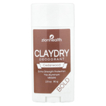 Zion Health, ClayDry, дезодорант, Bold, кедр, 80 г (2,8 унции)