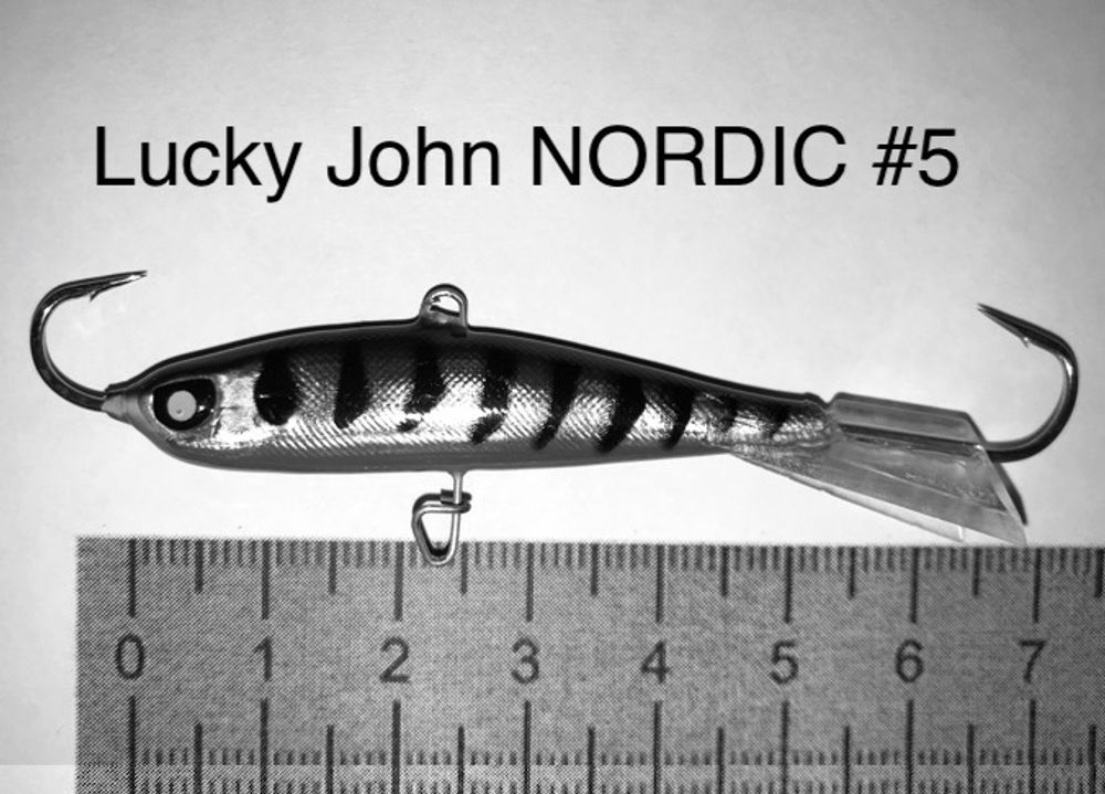 Балансир LUCKY JOHN Nordic 5 (+тройник), 50 мм, цвет 13H