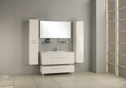 Тумба под раковину Акватон Мадрид 120 М, 1 ящик, белая