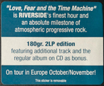 Riverside / Love, Fear And The Time Machine (2LP+CD)