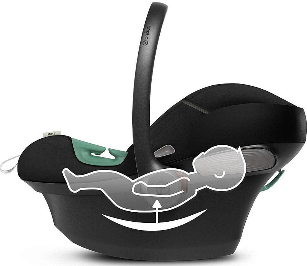 Коляска Cybex Balios S Lux SLV complete Aton S2 Moon Black 3 в 1 Stone Grey с дождевиками