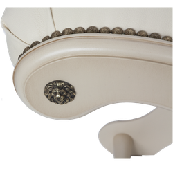 Скамья Сорренто Айвори Старое золото