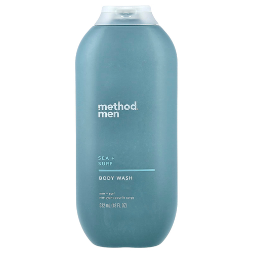 Method, Для мужчин, гель для душа, море и серфинг, 532 мл (18 жидк. унц.)