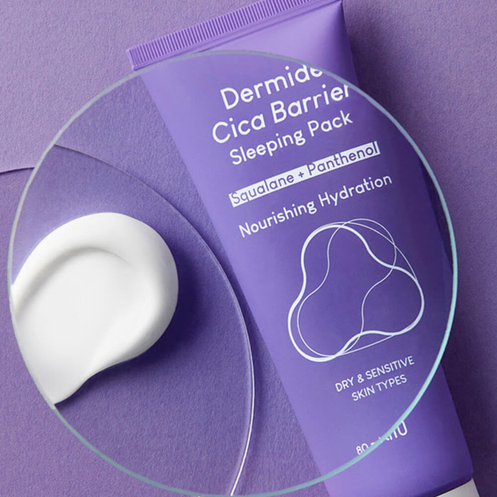 Успокаивающая ночная маска с центеллой Purito Dermide Cica Barrier Sleeping Pack