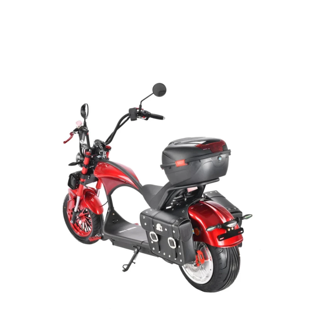 Электроскутер Citycoco WHITE SIBERIA Wild Wheel 3950W Красный