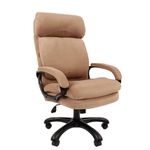 Кресло офисное Chairman СН 505, НАГРУЗКА до 150 кг, велюр, бежевое, ш/к 47280, 7127986