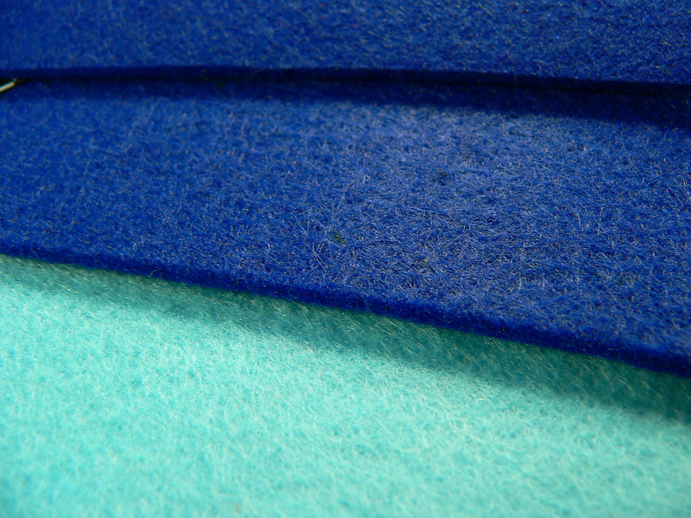 Фетр г/к 3мм синий опал, 100 см арт. 327040