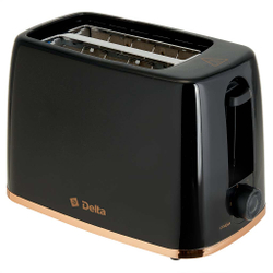 Тостер 650 Вт DELTA DL-6901 черный