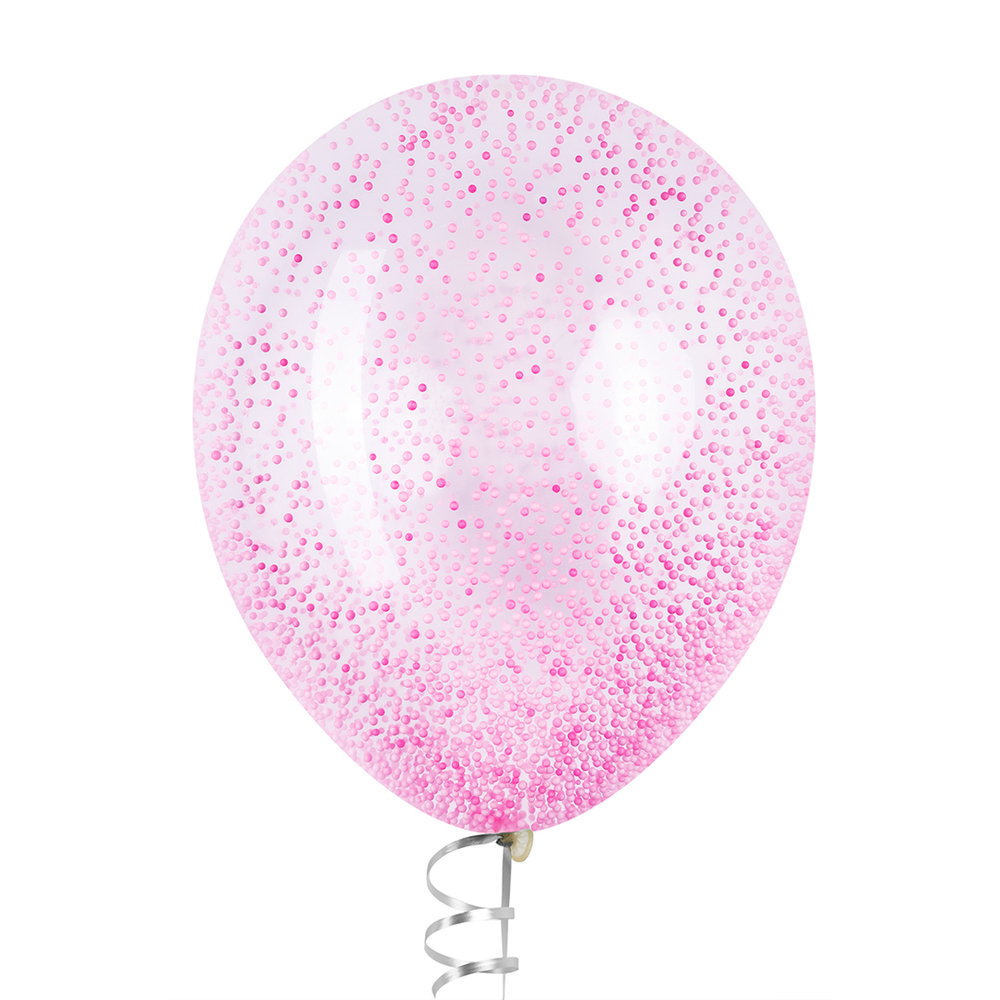 Шарики пенопласт, Розовый, 2-4 мм,