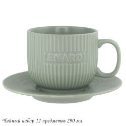 Lenardi 205-733 Чайный набор 12пр. 290 мл в под.уп.(х6)Фарфор