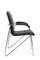 Стул Самба с мягкими подлокотниками SMB-01H Хром гальв. Черный