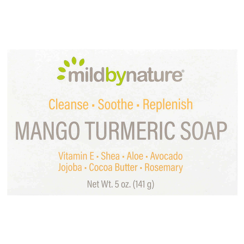 Mild By Nature, кусковое мыло с манго и куркумой, 141 г (5 унций)