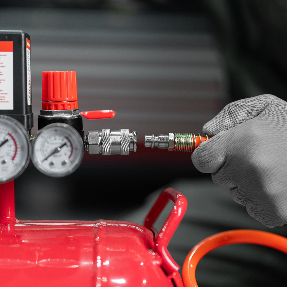 Компрессор воздушный ременный привод КР2500/80, 2,5 кВт, 80 литров, 420 л/мин МТХ