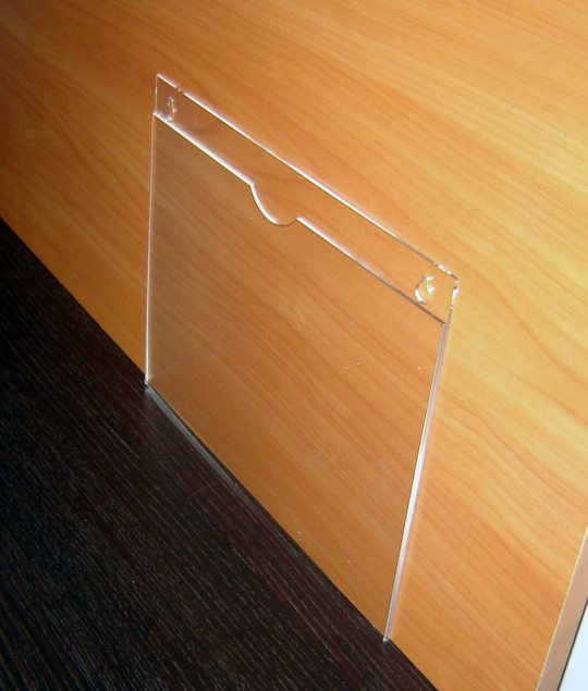 Карман плоский горизонтальный акрил 1,8мм Горизонтальный, А3