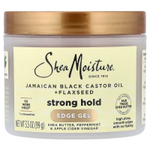 SheaMoisture, ямайское черное касторовое масло и льняное семя, гель для краев, сильная фиксация, 99 г (3,5 унции)